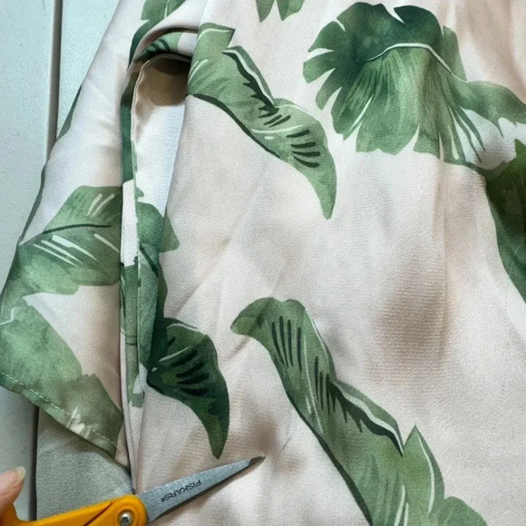 Significant Other Caspian One Shoulder Maxi Dress Tropical Leaf Size 2 - Picture 15 of 16